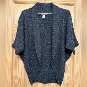 SayWhat Medium Gray shortsleeved sweater